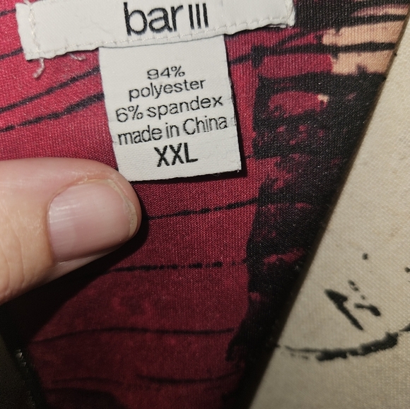 Bar III Womans Sleeveless Multi Colored Dress Size XXL - Picture 9 of 12